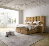 bed met achterwand