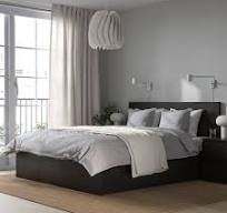 bed zwart