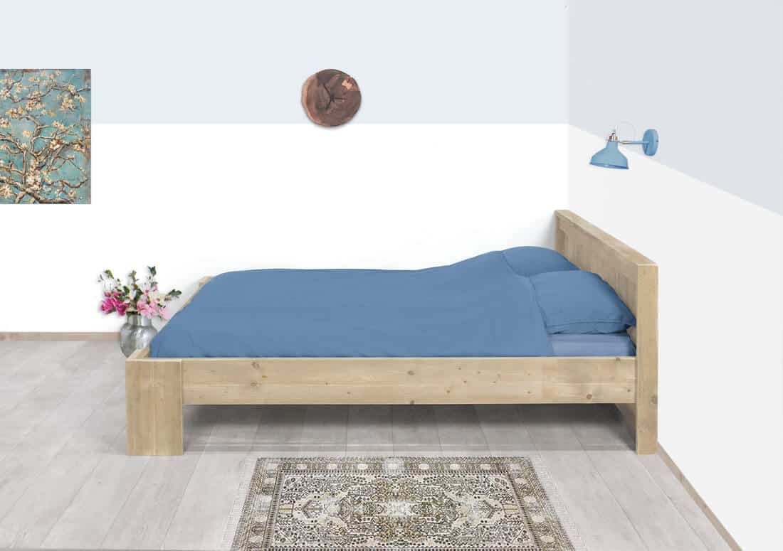 steigerhouten bed