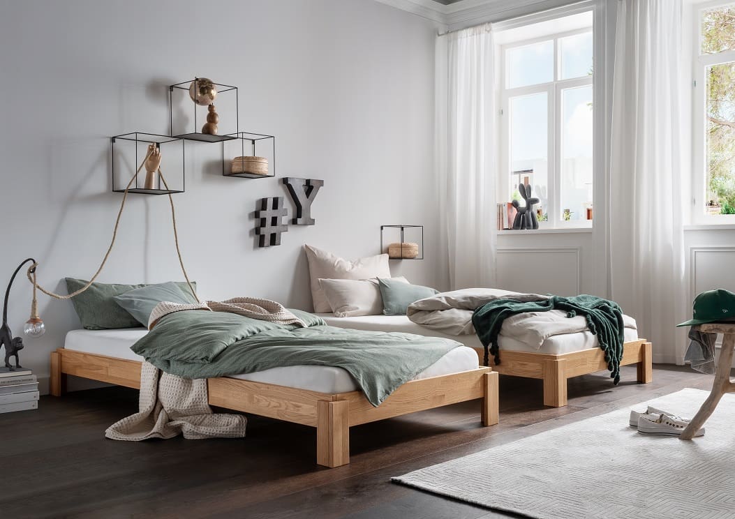 ikea houten bed