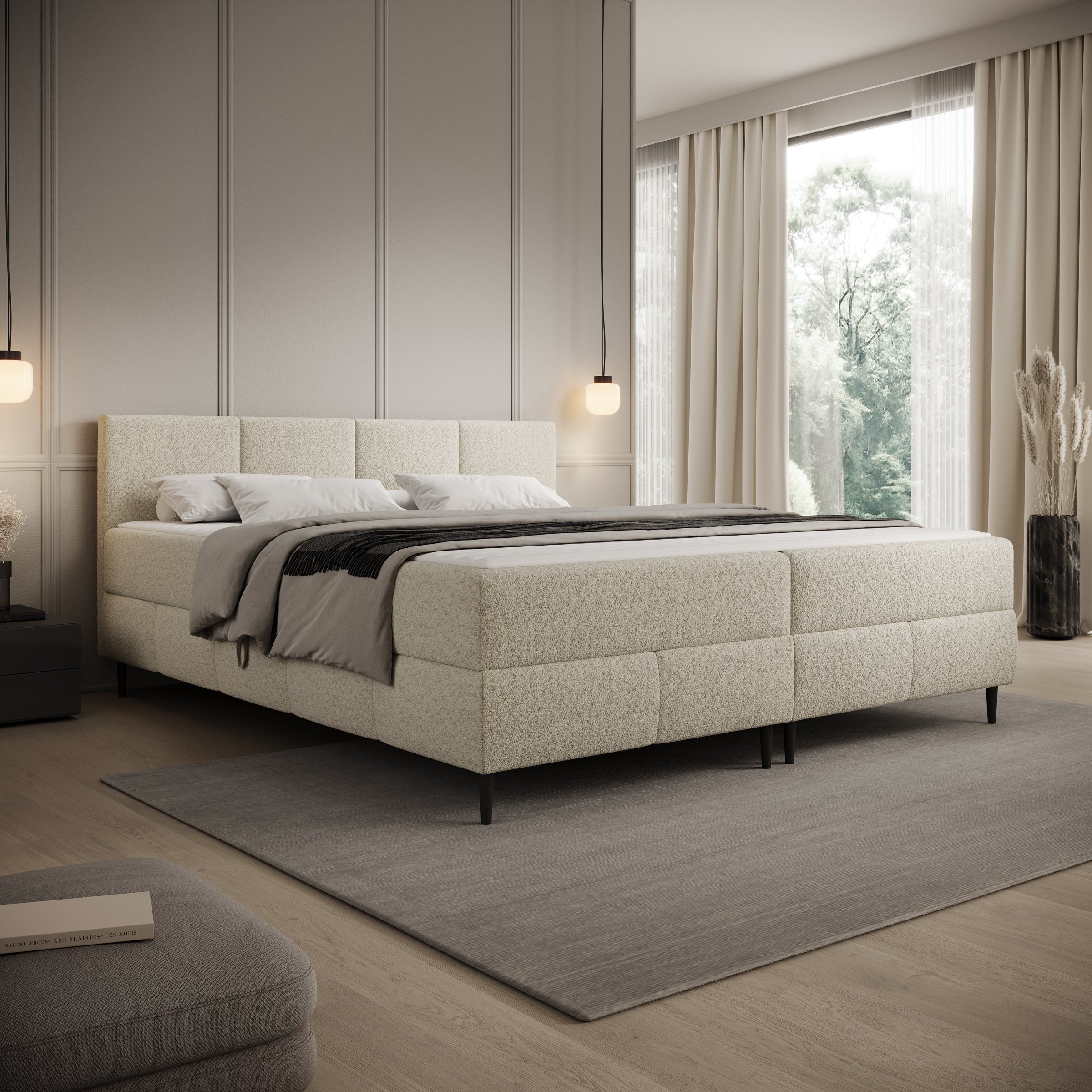 bed met opbergruimte 180x200