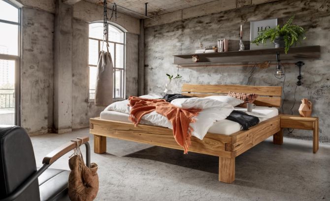 houten bed 180x200