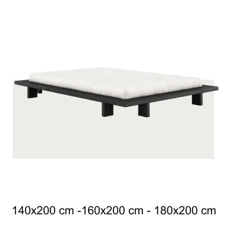 zwart bed